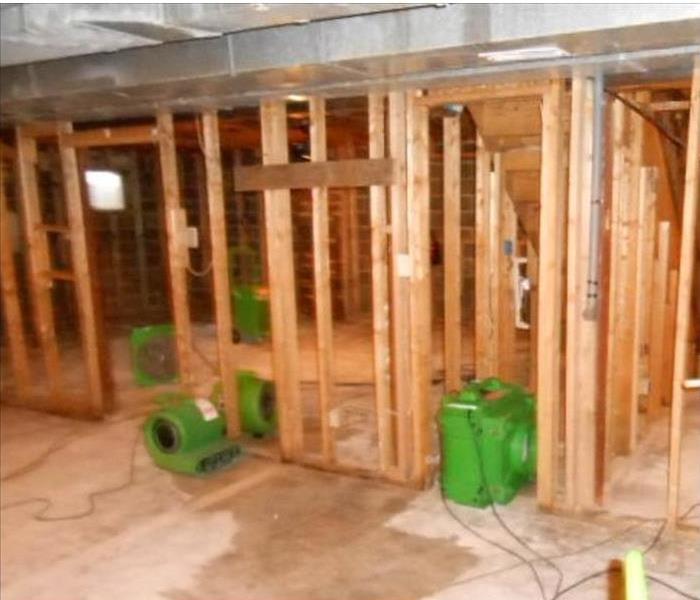 Dallas water damage equipment during drying and restoration