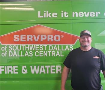Production Manager Derek, team member at SERVPRO of Southwest Dallas