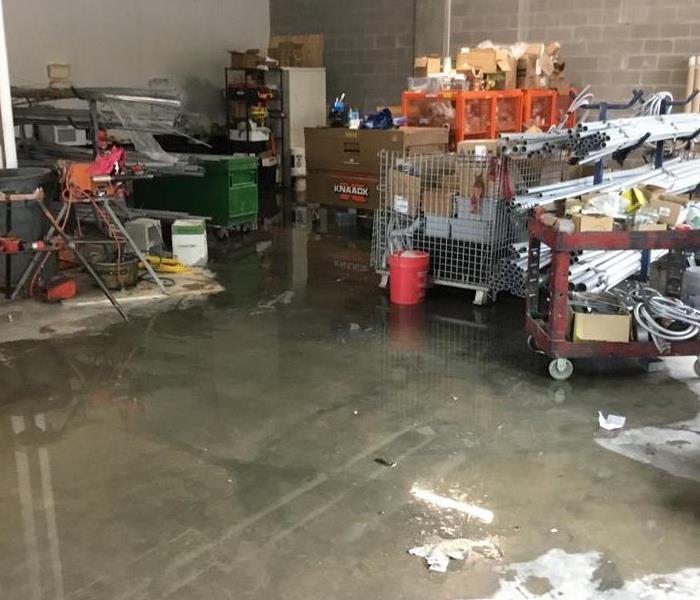 Downtown Dallas Construction Site Flooded